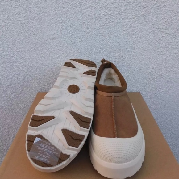 UGG TASMAN WEATHER HYBRID SUEDE WOOL SHOES, MEN US 14 - Picture 4 of 6